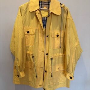 Burberry Men's Bright Yellow Raincoat